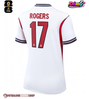 Anglie Morgan Rogers #17 Domácí Dres pro Dámy MS 2026 Krátkým Rukávem